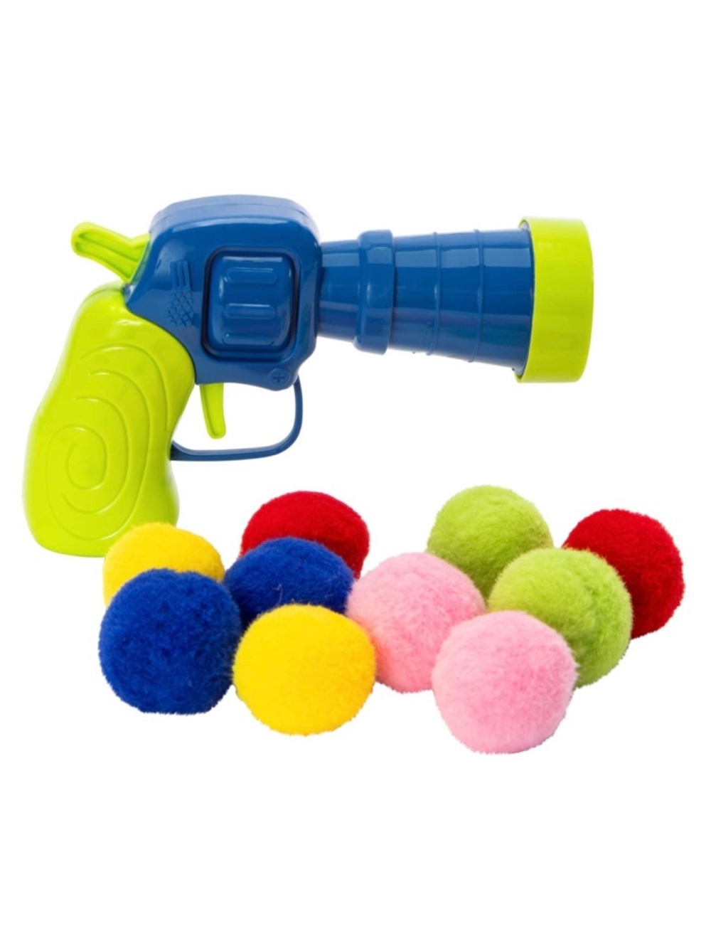 Interactive Cat Pom Pom Launcher Toy  High-Flying Chase & Fetch Fun